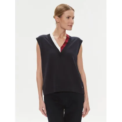 Zdjęcie Tommy Hilfiger Sweter WW0WW40123 Granatowy Relaxed Fit