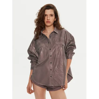 Zdjęcie One Teaspoon Koszula jeansowa 26552 Brązowy Regular Fit