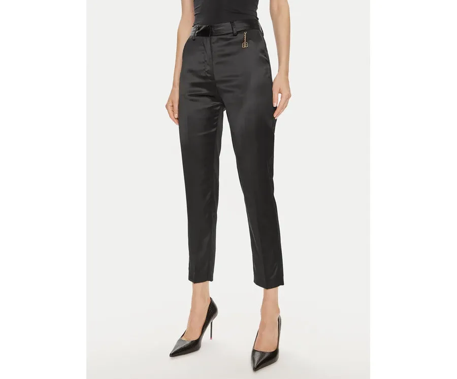 obrazek 1 Fracomina Chinosy FQ24SV2003W41101 Czarny Slim Fit