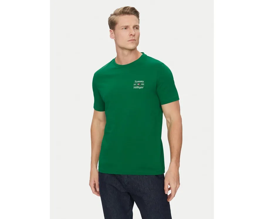 obrazek 1 Tommy Hilfiger T-Shirt Stack MW0MW38622 Zielony Regular Fit