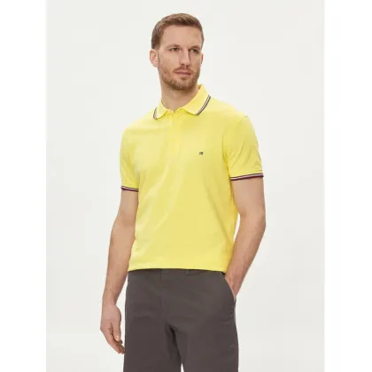 Zdjęcie Tommy Hilfiger Polo 1985 MW0MW30750 Żółty Slim Fit