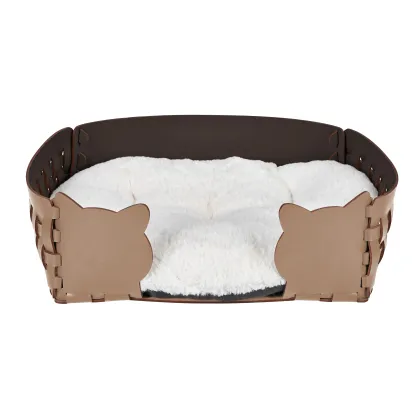 Zdjęcie Oryginalne legowisko dla kota 45x30xH15 cm w kolorze cappuccino