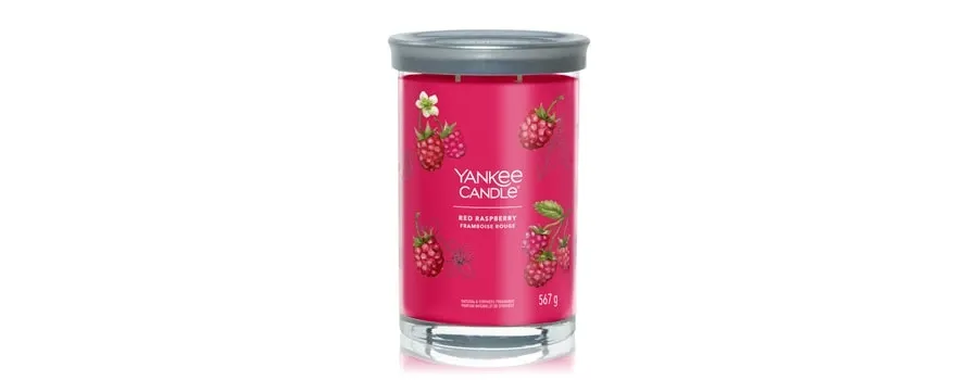 obrazek 1 Yankee Candle Red Raspberry Signature Large Tumbler Świeca zapachowa 567 g
