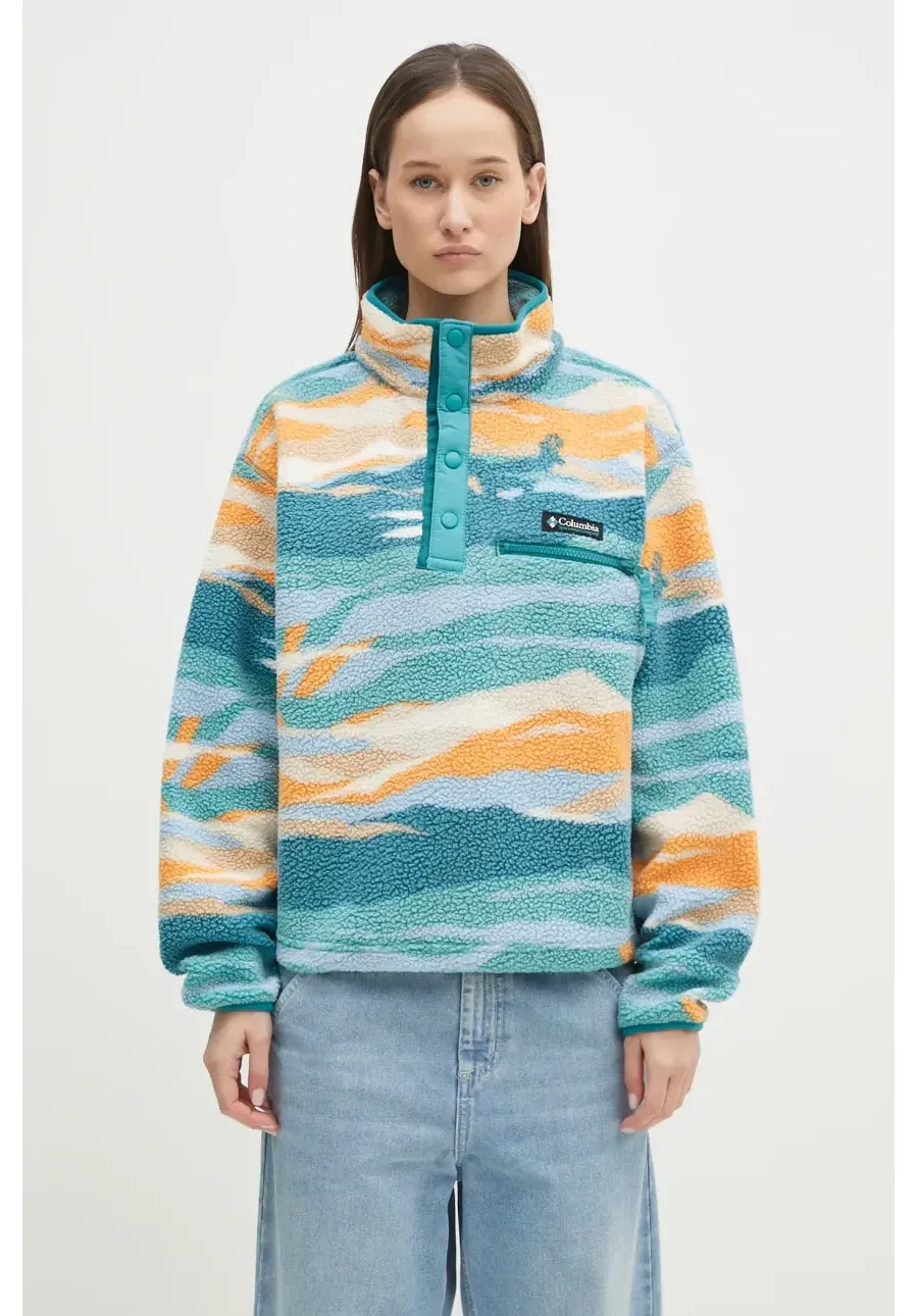 obrazek 1 Columbia bluza sportowa Helvetia kolor zielony wzorzysta 2098501