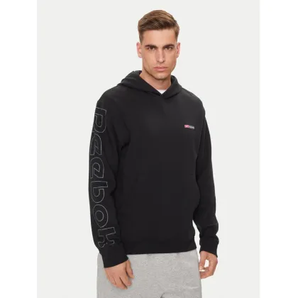 Zdjęcie Reebok Bluza Logo Mash Up 100075616 Czarny Relaxed Fit