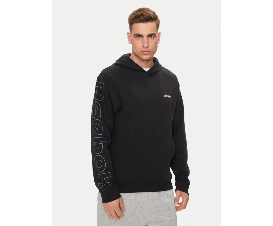 obrazek 1 Reebok Bluza Logo Mash Up 100075616 Czarny Relaxed Fit