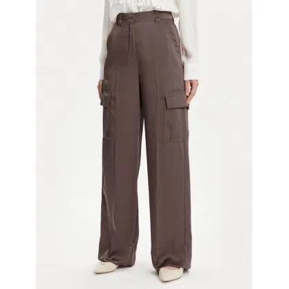 Zdjęcie Marella Spodnie materiałowe Khat 2413131131 Brązowy Relaxed Fit