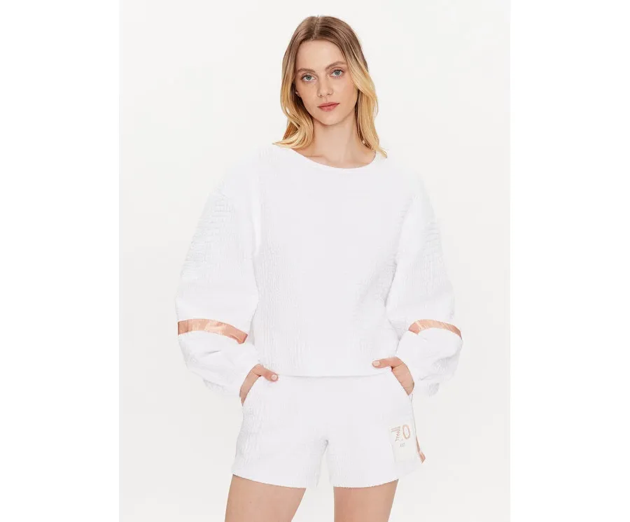 obrazek 1 EA7 Emporio Armani Bluza 3RTM40 TJLRZ 1100 Biały Relaxed Fit