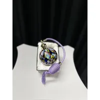 Zdjęcie Atomizer ze szkła murano z foletową pompką