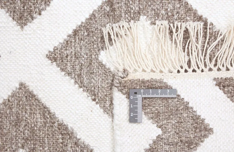 picture 2 Designer rug in rhombus beige and white - CARPE DIEM NATURAL WHITE 7063