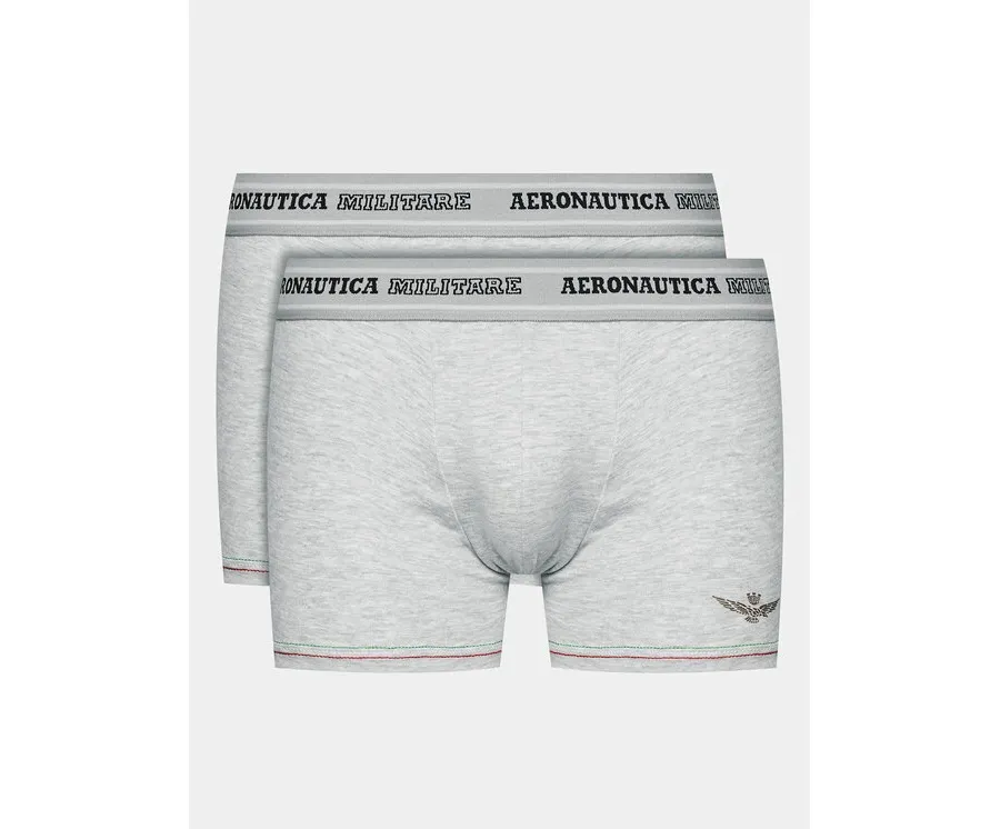 obrazek 1 Aeronautica Militare Komplet 2 par bokserek AM1UBX003 Szary
