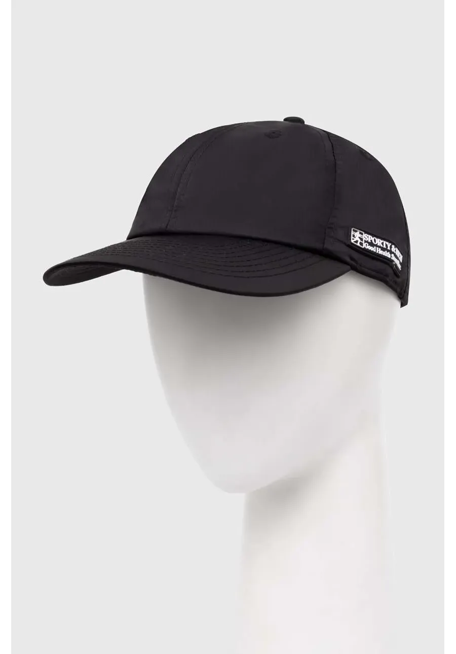 obrazek 1 Sporty & Rich czapka z daszkiem Good Health Cap kolor czarny z aplikacją AC001S405GB