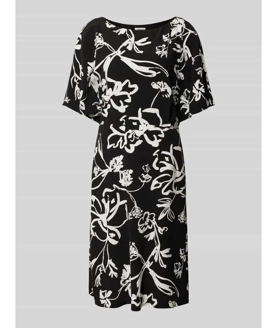 obrazek 1 Sukienka o długości do kolan z nadrukiem na całej powierzchni