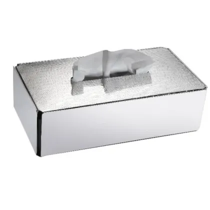 Zdjęcie Platerowane srebrem pudełko na chusteczki