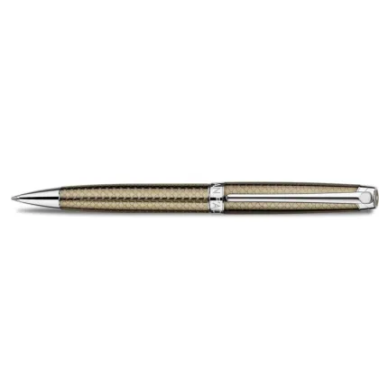 Picture Made in Switzerland - silver-plated/rhodium-plated Leman Caviar ballpoint pen