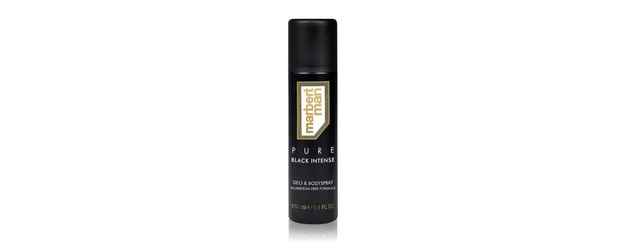 obrazek 1 Marbert Man Pure Black Intense Deo & Bodyspray Dezodorant w sprayu 150 ml