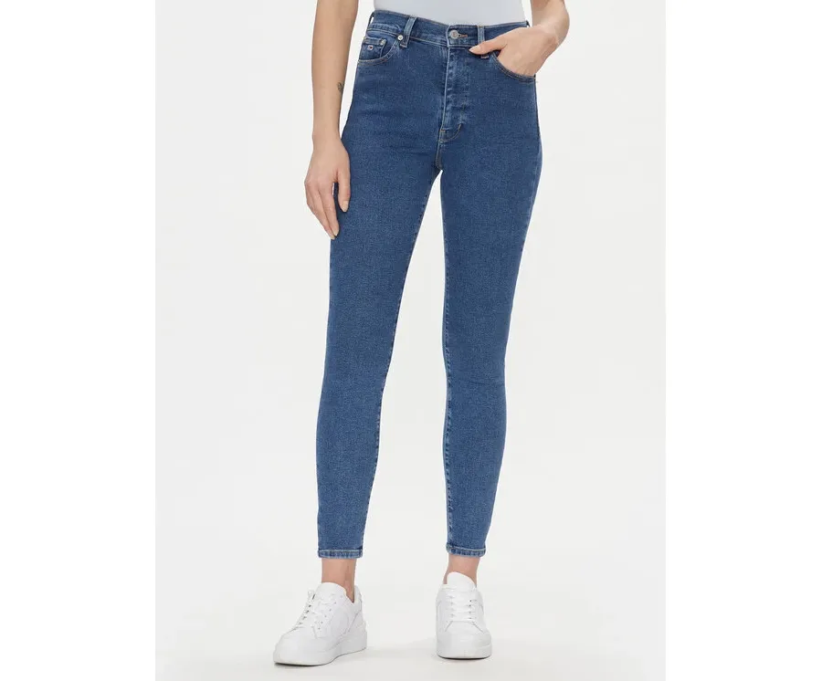 obrazek 1 Tommy Jeans Jeansy Sylvia DW0DW17147 Niebieski Skinny Fit