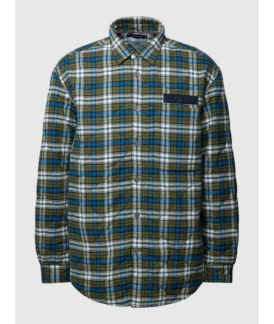 obrazek 1 Koszula casualowa w szkocką kratę