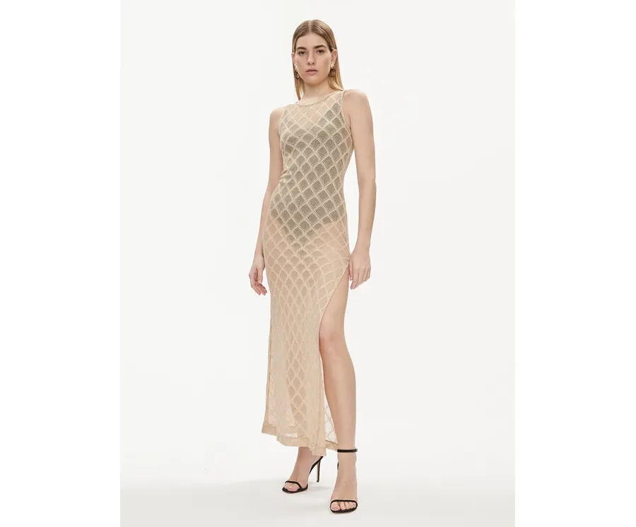 obrazek 1 Liu Jo Sukienka letnia VA4002 J4666 Złoty Slim Fit