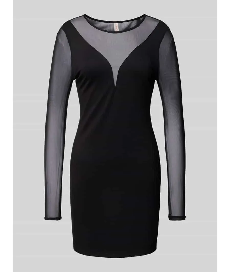 obrazek 1 Sukienka mini z półprzezroczystymi wstawkami model ‘BECKI’
