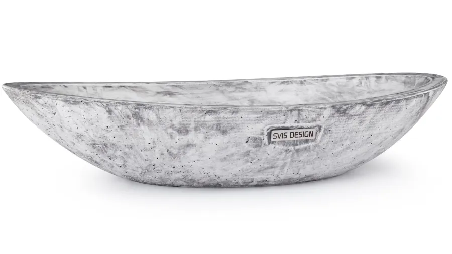 obrazek 1 Ekskluzywna umywalka 60 cm ORION BASIC – FUZZY, szary, lakier matowy