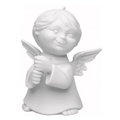 Zdjęcie Figurka figlarnego aniołka wykonana z porcelany - Vista Alegre