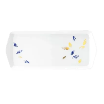 Zdjęcie Ekskluzywny prostokątny porcelanowy półmisek na ciasto – Tettau