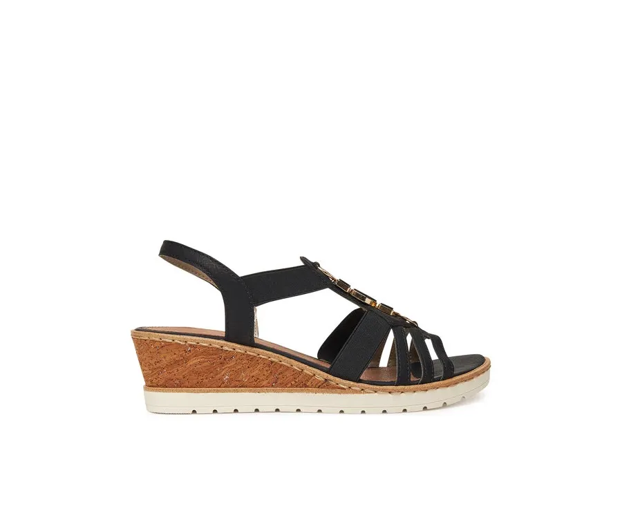 obrazek 1 Remonte Sandały R6264-00 Czarny