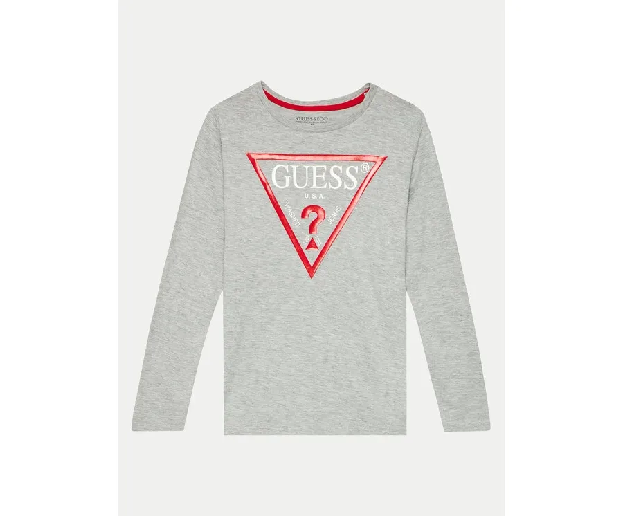 obrazek 1 Guess Bluzka L84I29 K8HM0 Szary Regular Fit