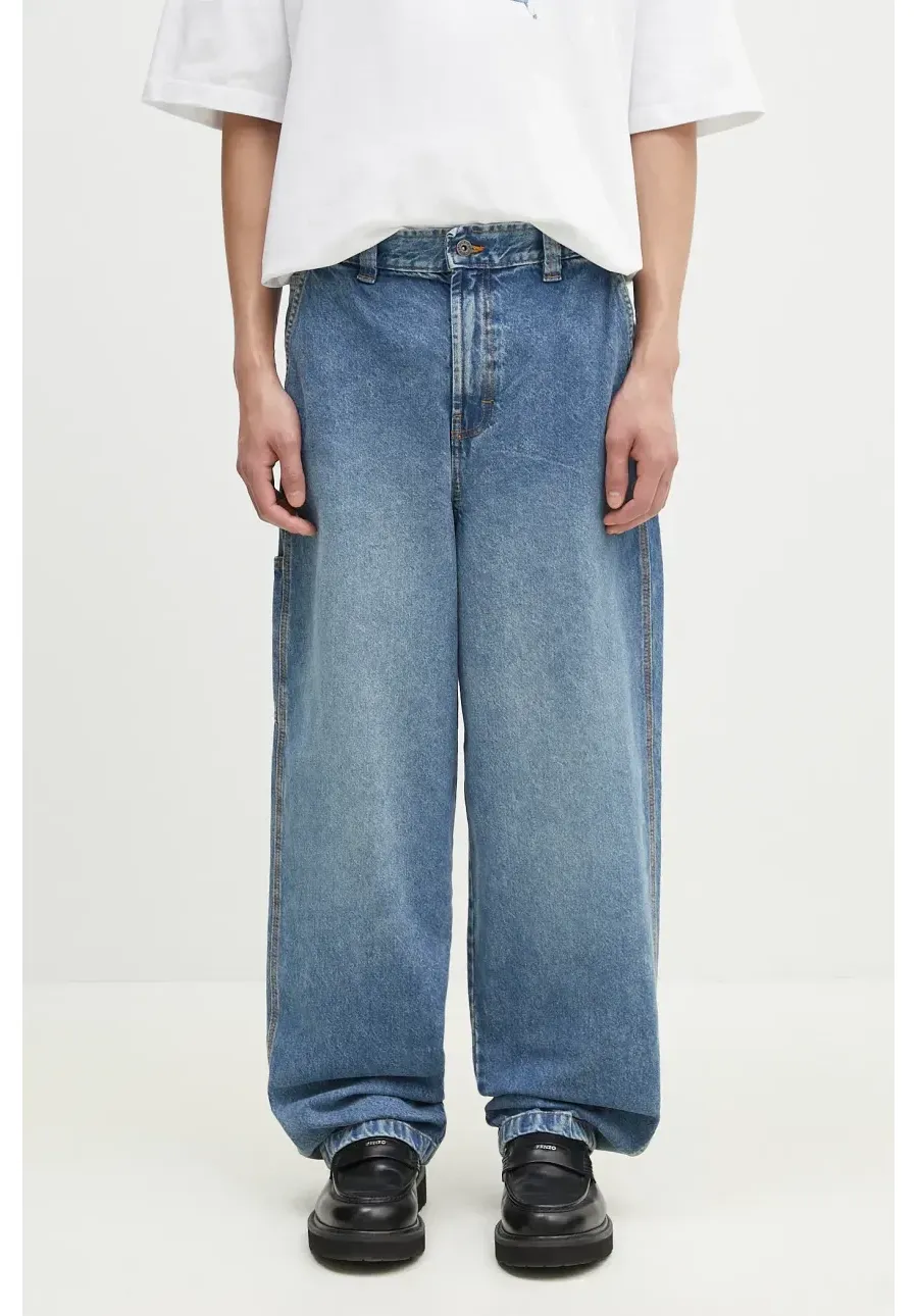 obrazek 1 Dickies jeansy Madison Baggy Fit Denim Rinsed Blue W/ Fade męskie DK0A4YECK211