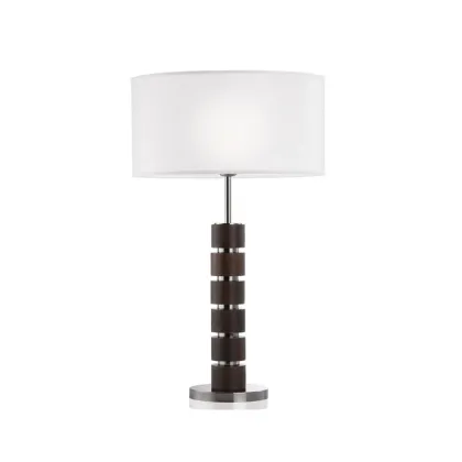 Zdjęcie Luksusowa lampa z drewna w kolorze wengè