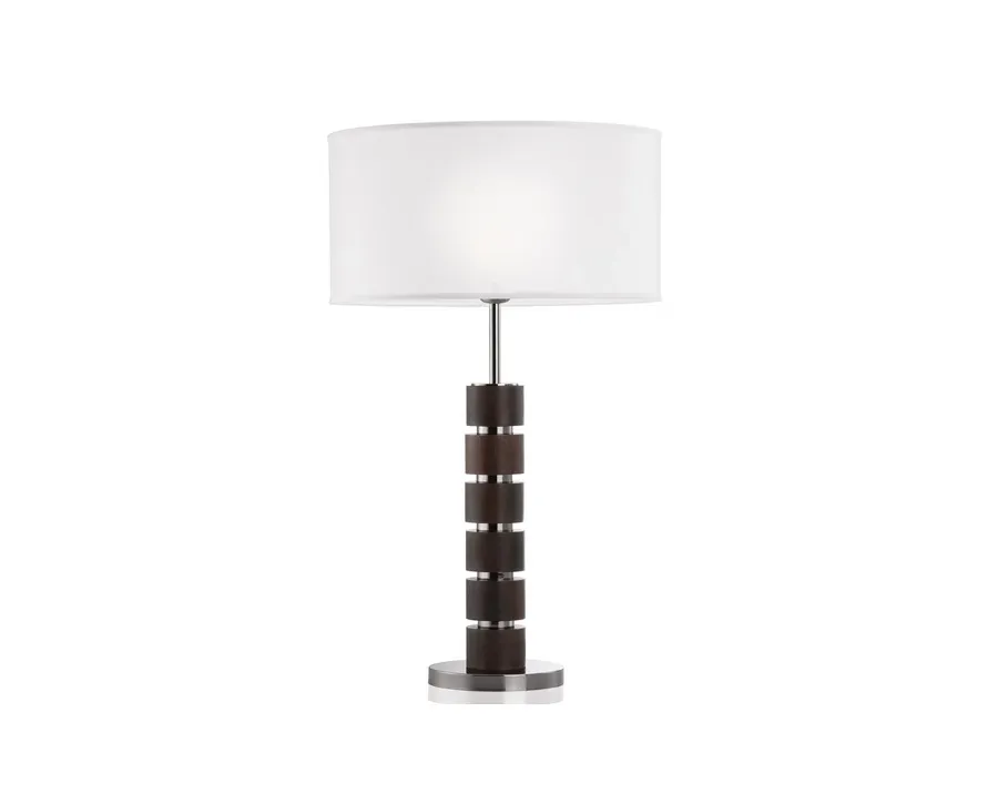 obrazek 1 Luksusowa lampa z drewna w kolorze wengè