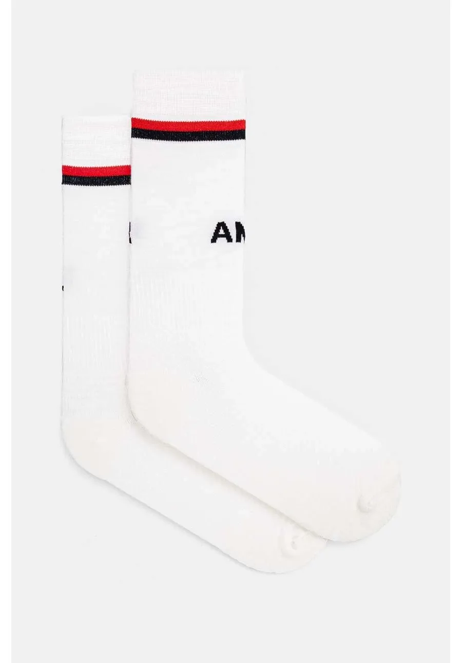 obrazek 1 AMBUSH skarpetki wełniane Logo Low Soccer Socks kolor biały BMRA002F24KNI0010100