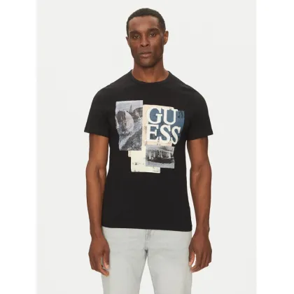 Zdjęcie Guess T-Shirt M5GI04 I3Z14 Czarny Slim Fit