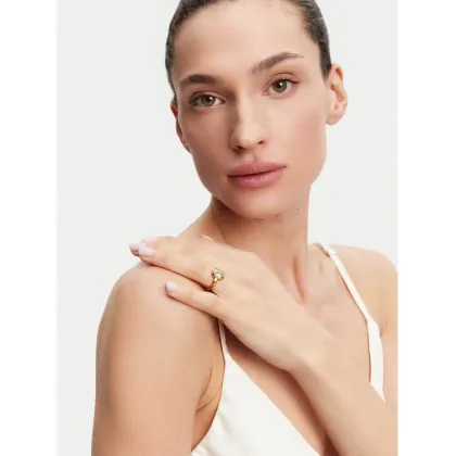 Zdjęcie Guess Pierścionek JUBR05 251JW Złoty