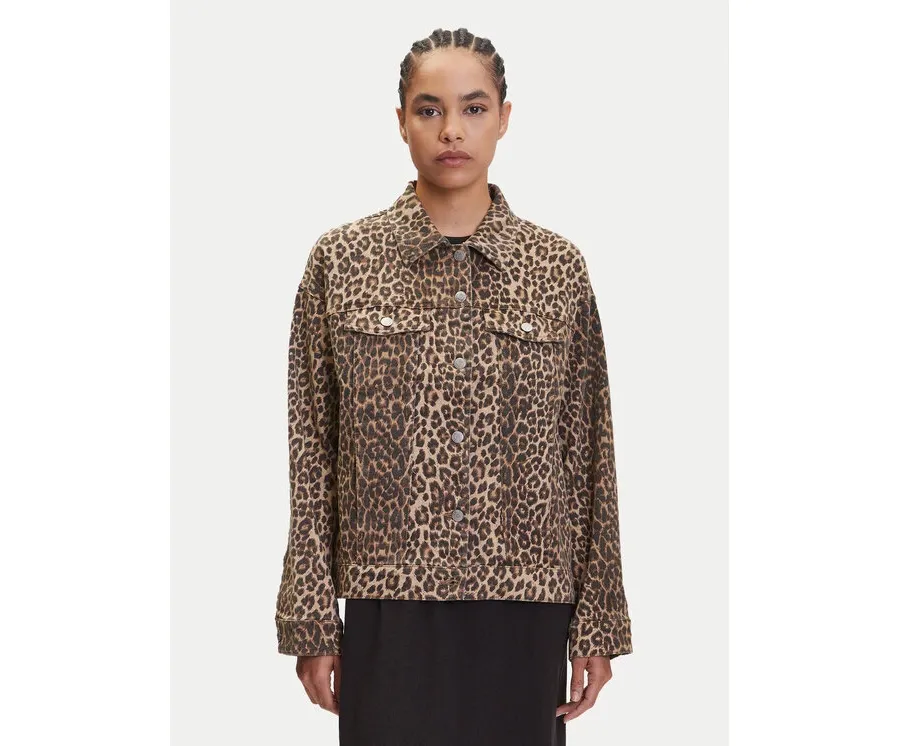 obrazek 1 Vero Moda Kurtka jeansowa Tessa 10329961 Brązowy Oversize