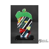 Zdjęcie Picasso figurka Pop Art Abstrakcyjne szkło Murano