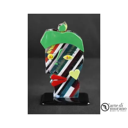 Zdjęcie Picasso figurka Pop Art Abstrakcyjne szkło Murano