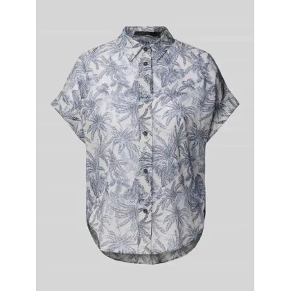 Zdjęcie Bluzka koszulowa z nadrukiem z motywem na całej powierzchni