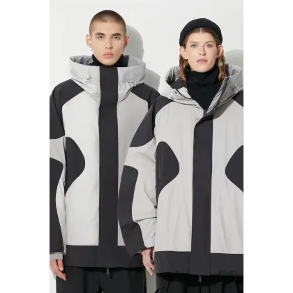 Zdjęcie A.A. Spectrum kurtka puchowa Glacix Jacket kolor szary zimowa oversize 82231805