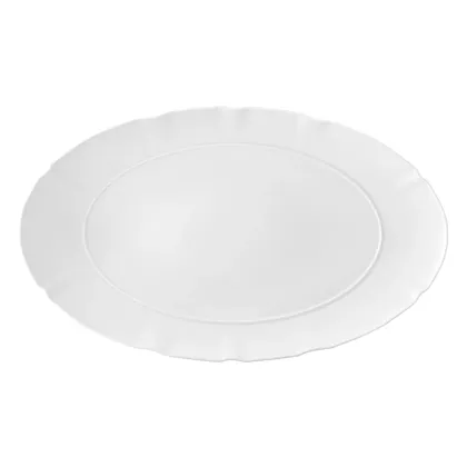 Zdjęcie Duży owalny talerz z nowoczesnej i eleganckiej kolekcji Crown White - Vista Alegre
