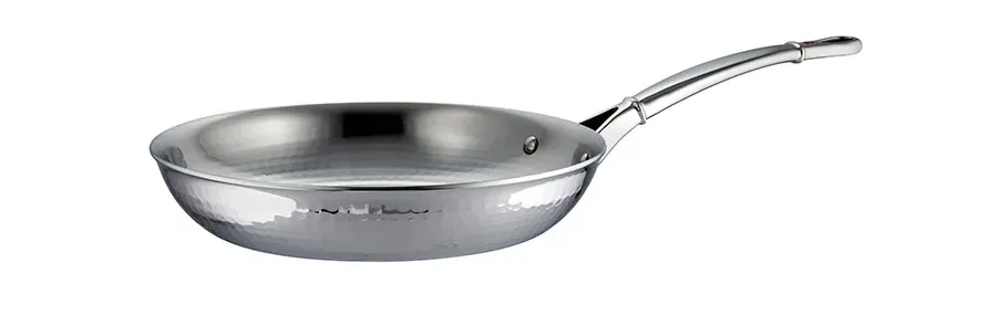 obrazek 1 Klasyczna patelnia ze stali nierdzewnej i aluminium