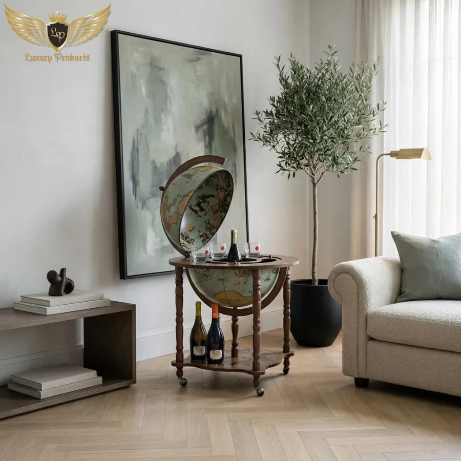 picture 2 Hand-made Dedalo Laguna globe bar as home furnishings