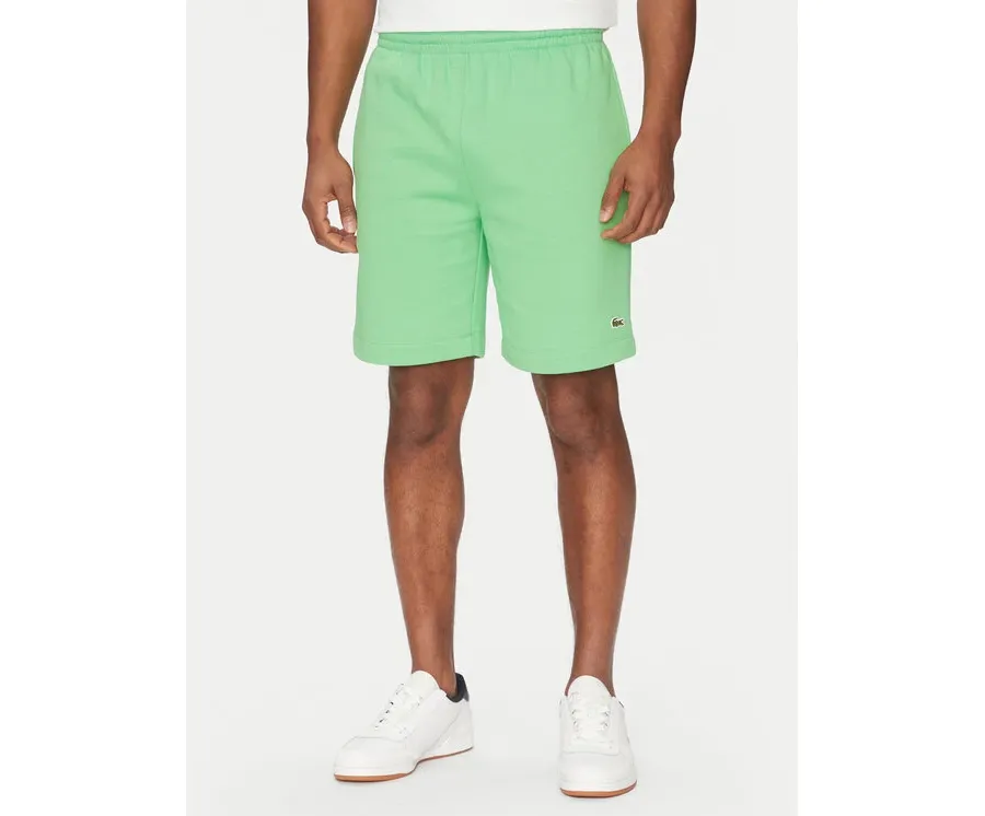 obrazek 1 Lacoste Szorty sportowe GH9627 Zielony Regular Fit