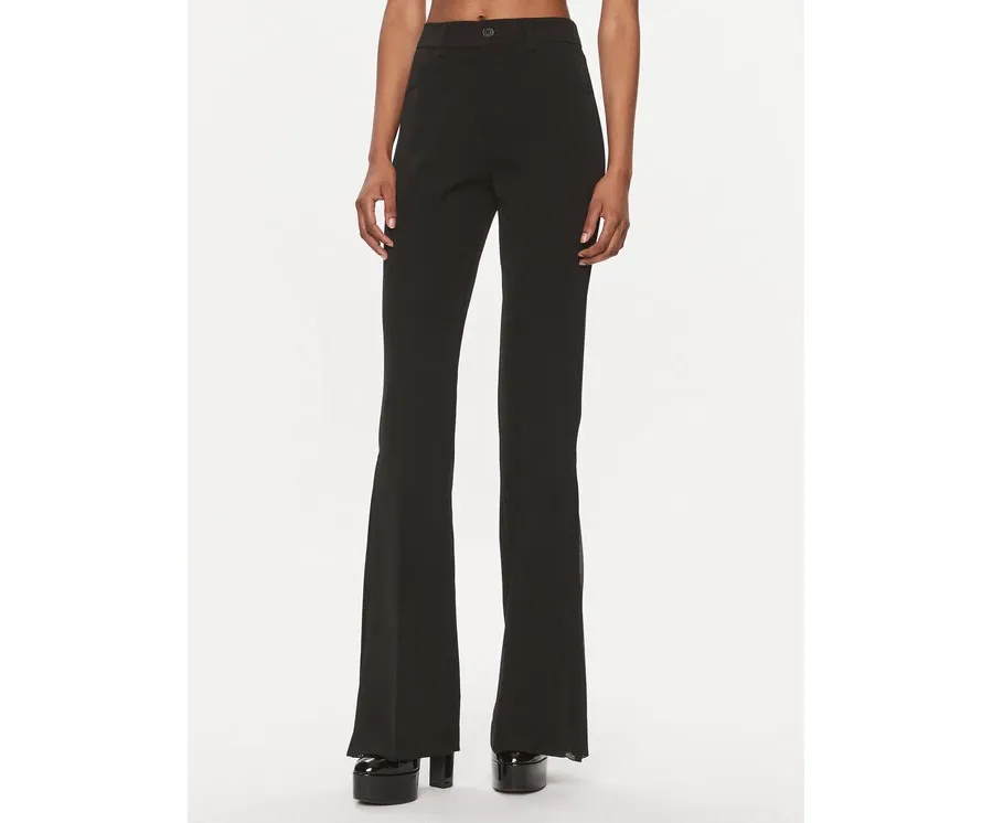 obrazek 1 Liu Jo Spodnie materiałowe WA4068 T7896 Czarny Wide Leg