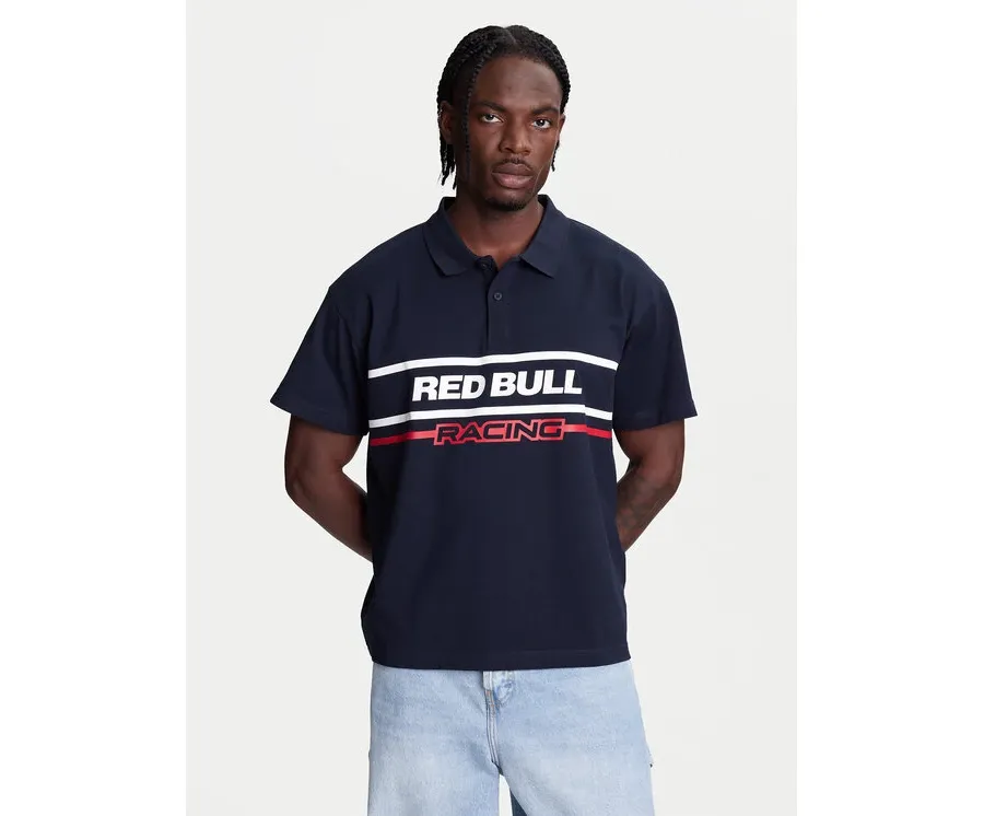 obrazek 1 Pepe Jeans Polo Red Bull Racing Moto Panel RM540017 Granatowy Regular Fit