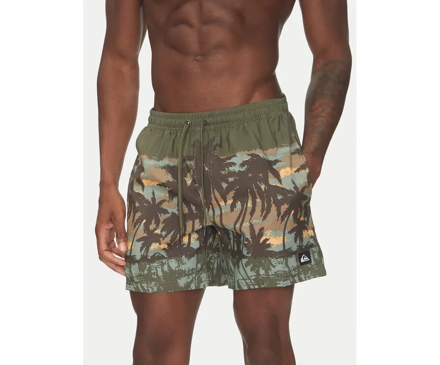 obrazek 1 Quiksilver Szorty kąpielowe Everyday Straight Volley 15 EQYJV04121 Zielony Regular Fit