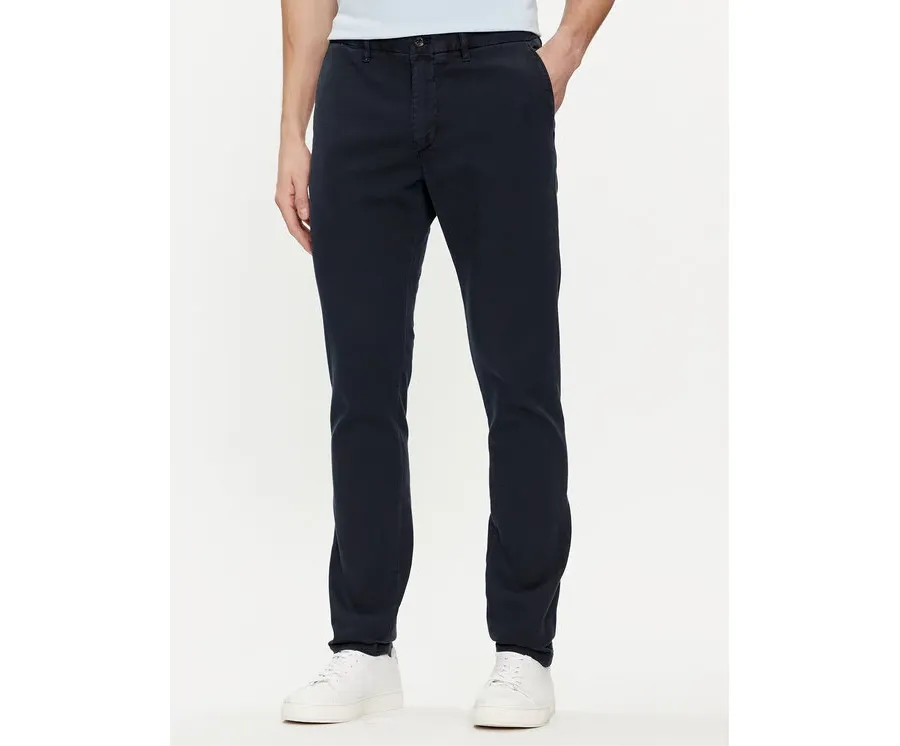 obrazek 1 Tommy Hilfiger Chinosy Bleecker MW0MW33910 Granatowy Slim Fit
