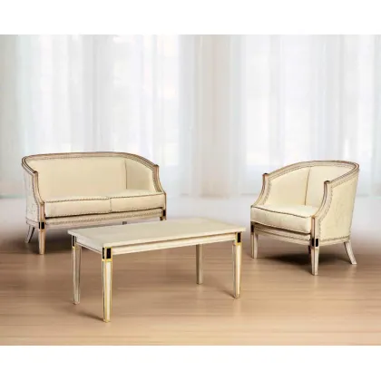 Zdjęcie Antyczna piękna mała sofa do salonu - Morello Gianpaolo