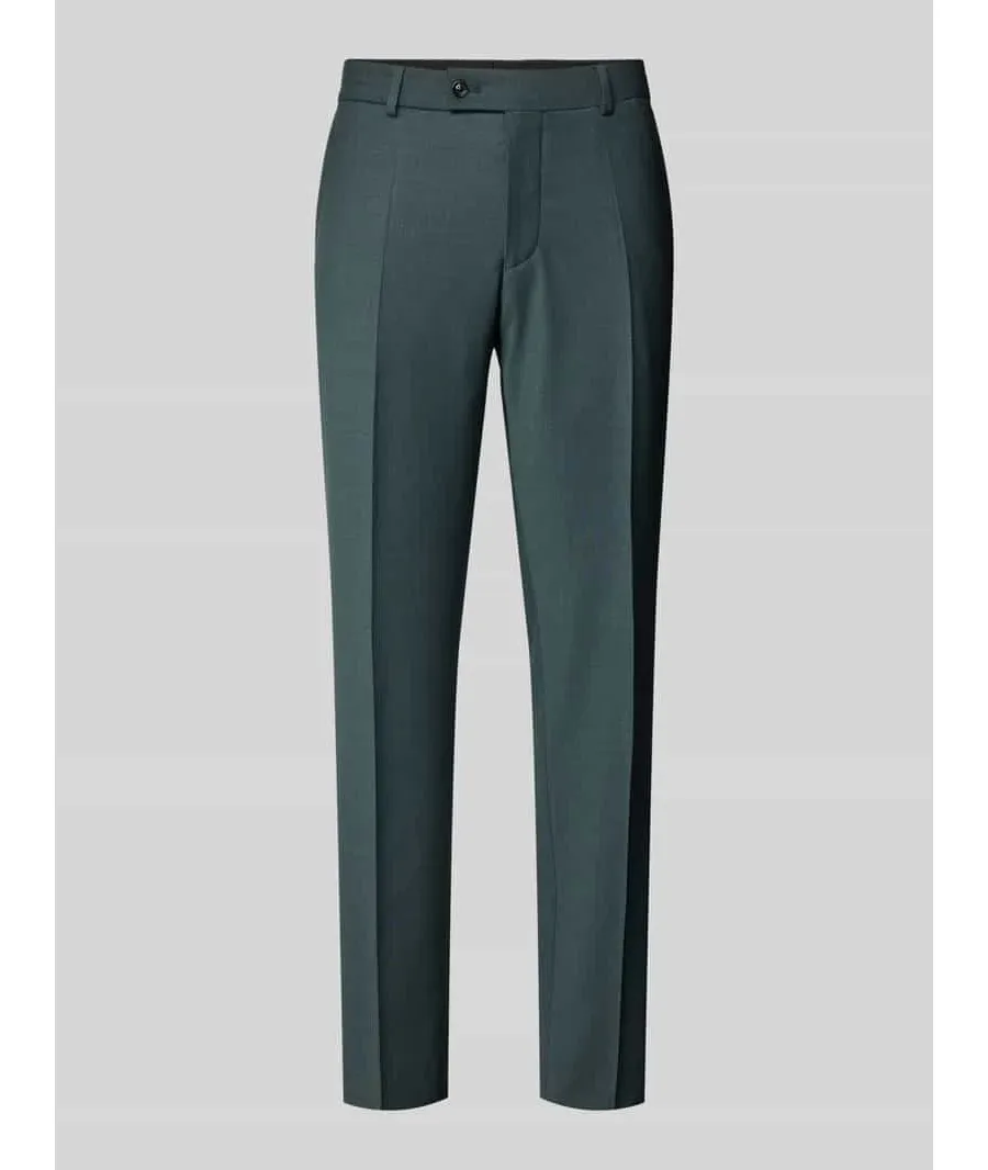 obrazek 1 Spodnie do garnituru o kroju tapered fit w kant model ‘Cole’